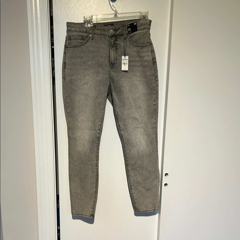 Gray Denim Jeans